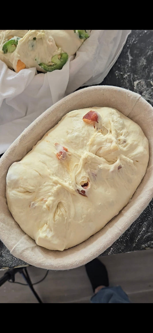 Bacon and Brie Sourdough Loaf